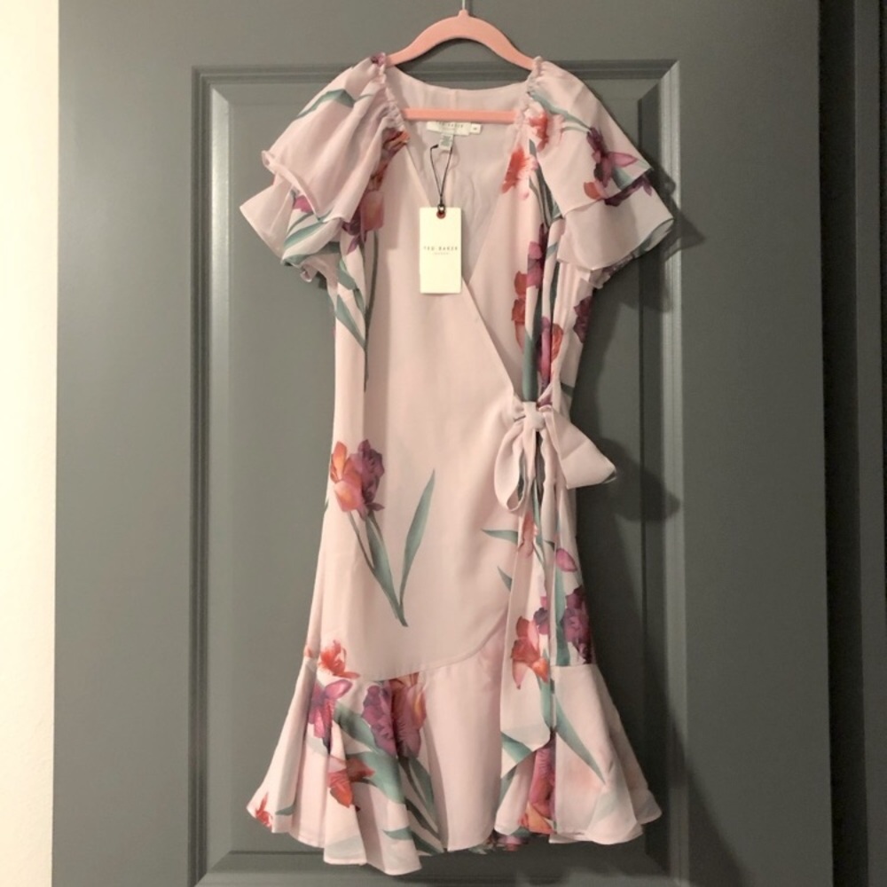 Ted Baker London Floral Wrap Dress